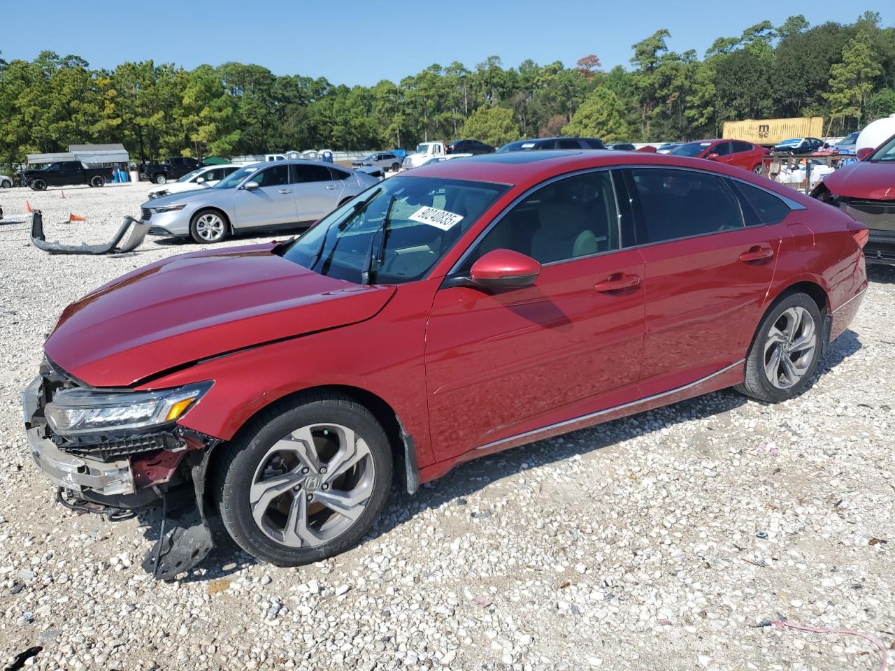 Lot #3290349824 2018 HONDA ACCORD EXL