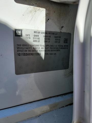 2017 CHEVROLET IMPALA LT 1G1105SAXHU172959