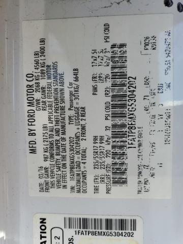 2016 FORD MUSTANG #3296971845