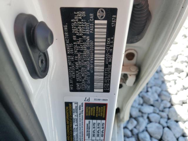 2016 TOYOTA CAMRY LE 4T1BF1FK8GU133397