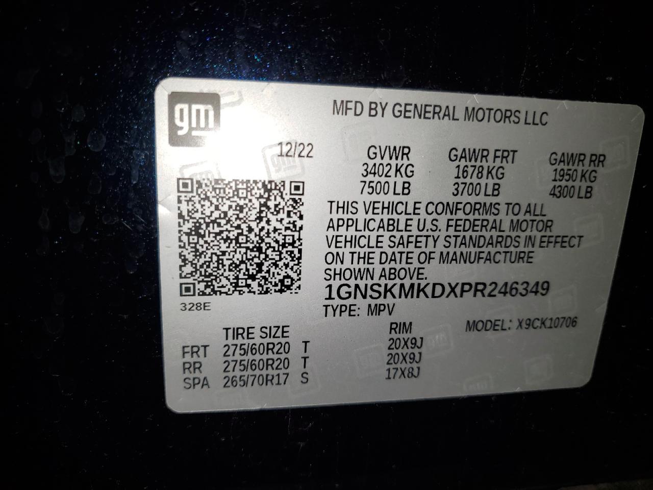 CHEVROLET TAHOE K1500 LS