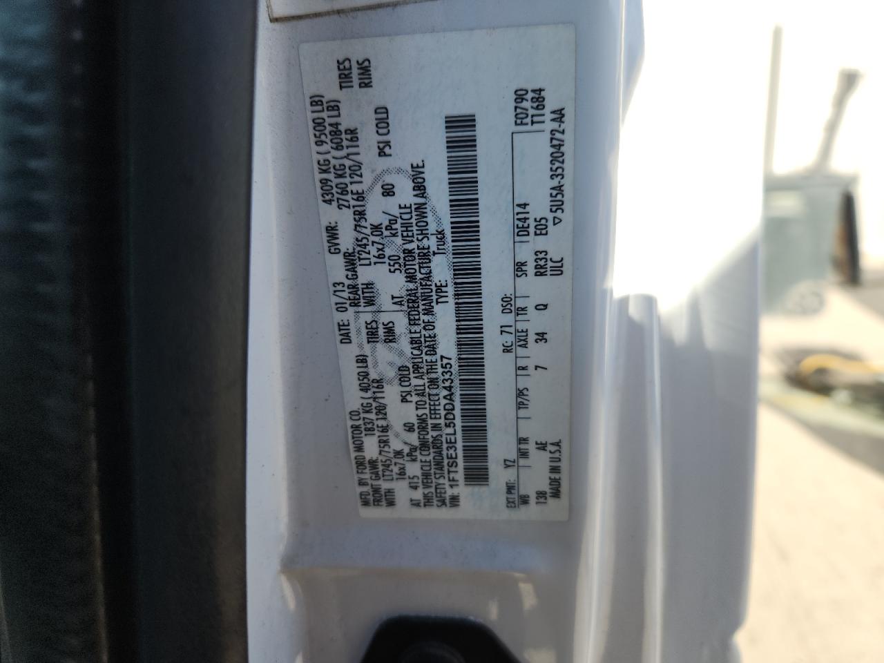 FORD ECONOLINE E350 SUPER DUTY VAN