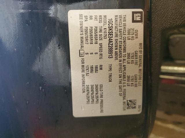 2010 CHEVROLET SILVERADO K1500 LT - 1GCSKSE34AZ288913