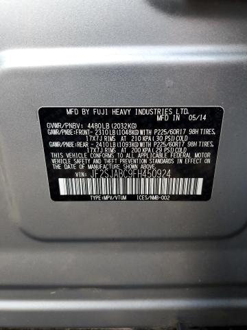 2015 SUBARU FORESTER 2.5I JF2SJABC9FH450924