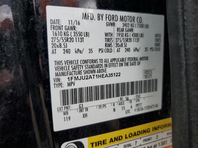 2017 FORD EXPEDITION - 1FMJU2AT1HEA35122
