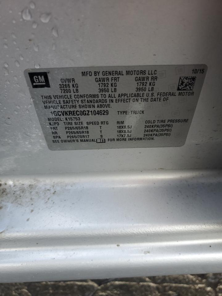 CHEVROLET SILVERADO K1500 LT