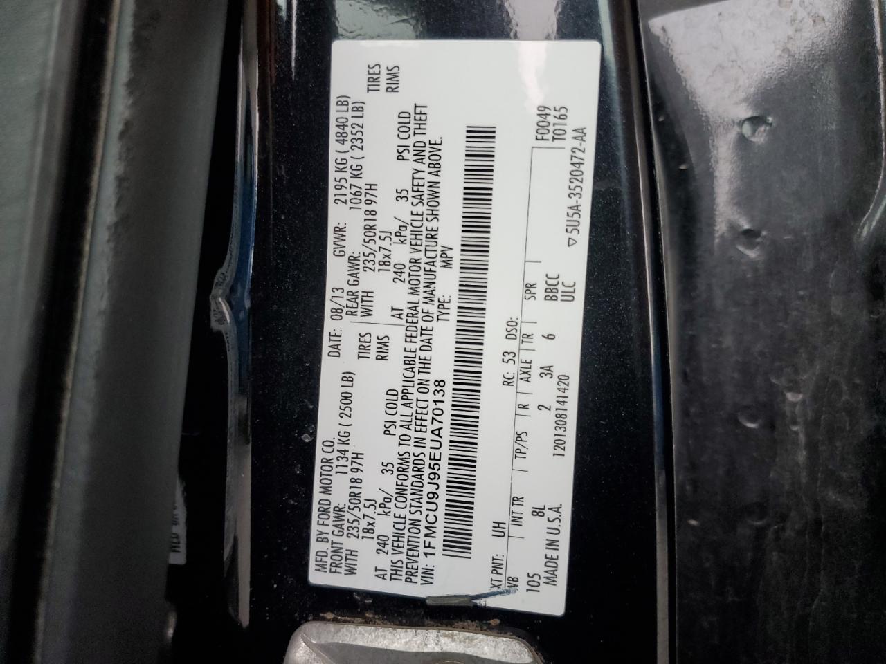 FORD ESCAPE TITANIUM