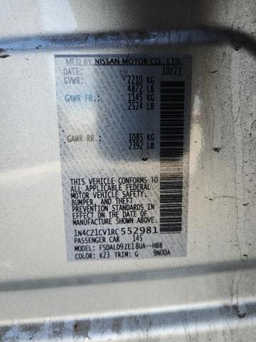 2024 NISSAN LEAF SV PL - 1N4CZ1CV1RC552981