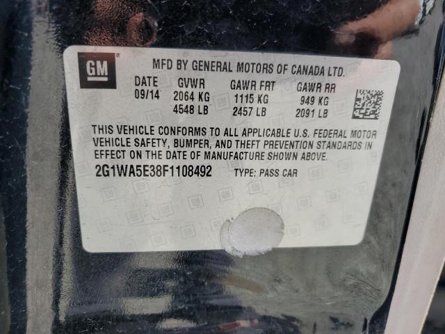 2015 CHEVROLET IMPALA LIM 2G1WA5E38F1108492
