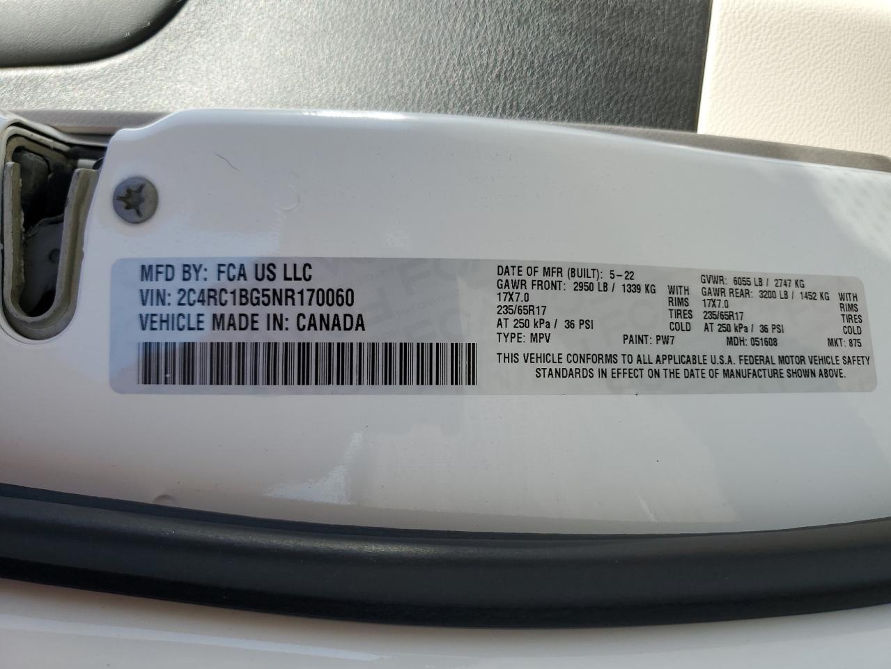 CHRYSLER PACIFICA TOURING L