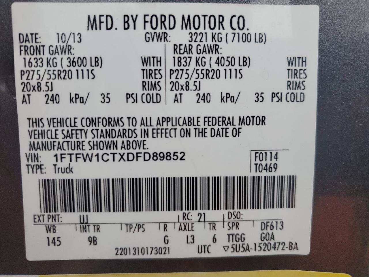 FORD F-150 SUPERCREW