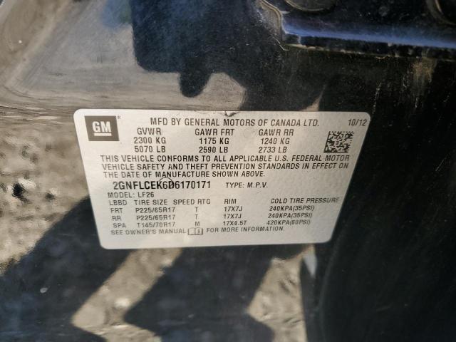 2013 CHEVROLET EQUINOX LS #3319049252