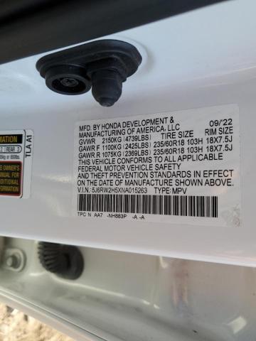 2022 HONDA CR-V EX 5J6RW2H5XNA015263