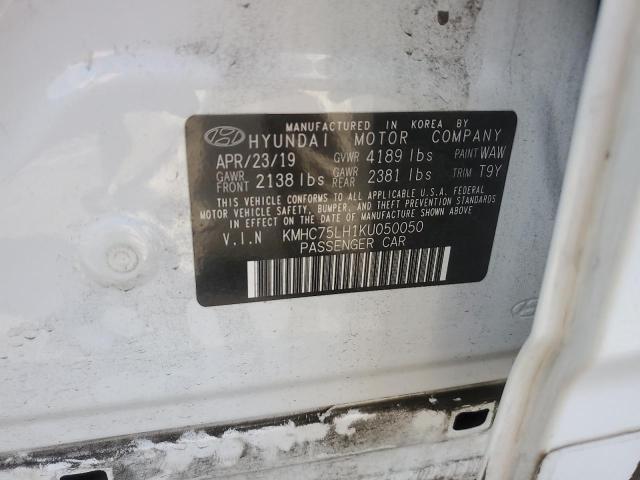 2019 HYUNDAI IONIQ #3290443765