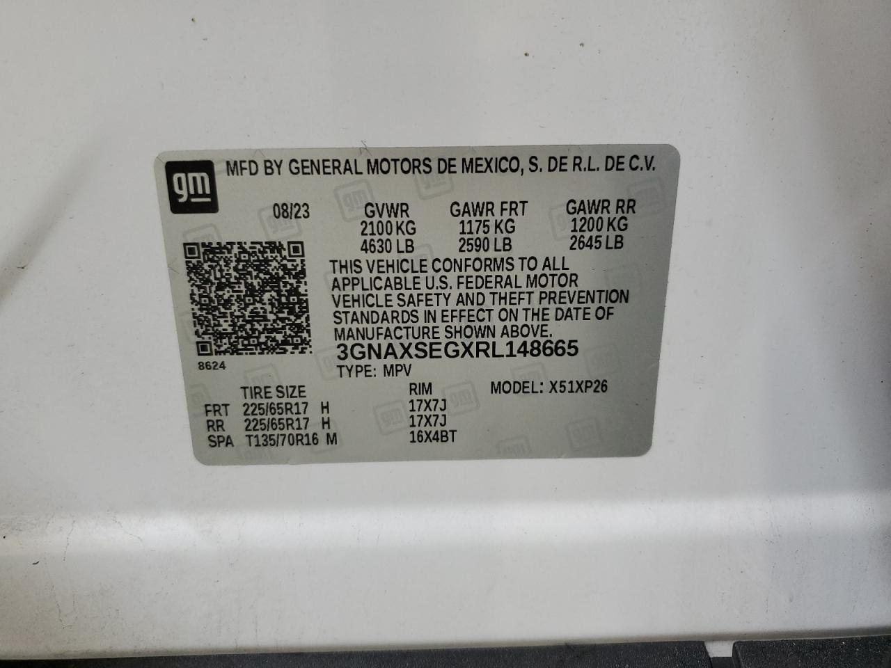 CHEVROLET EQUINOX LS