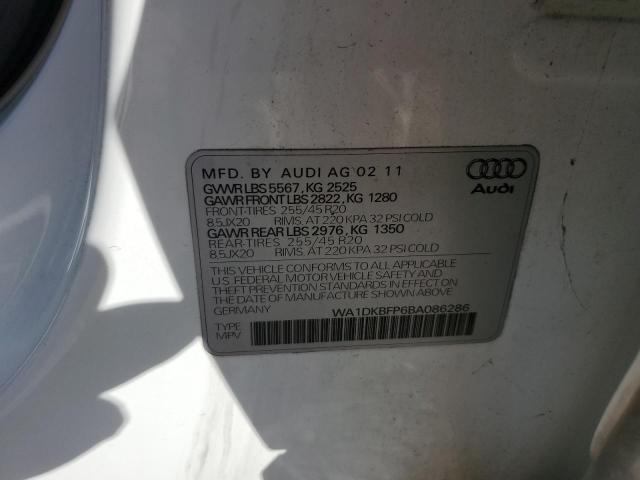 2011 AUDI Q5 PREMIUM - WA1DKBFP6BA086286