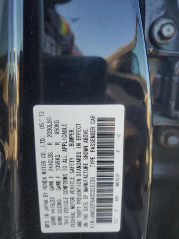 2012 ACURA TSX TECH - JH4CU2F64CC025736