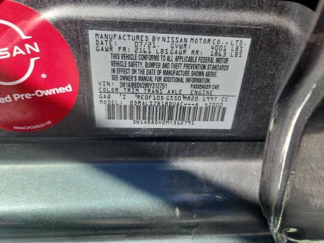 2021 NISSAN SENTRA SR - 3N1AB8DV2MY312791