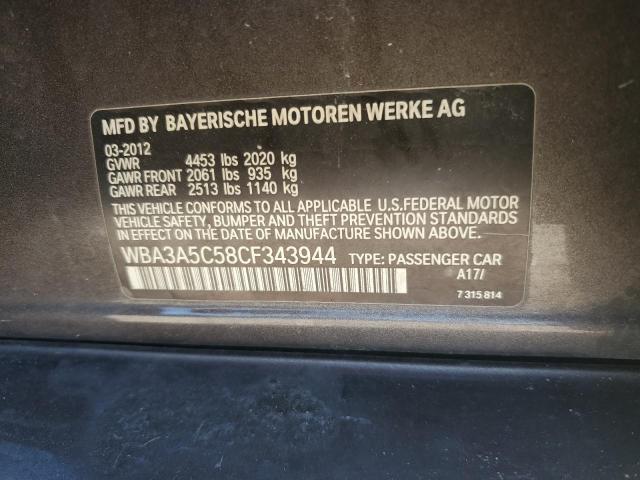 2012 BMW 328 I - WBA3A5C58CF343944