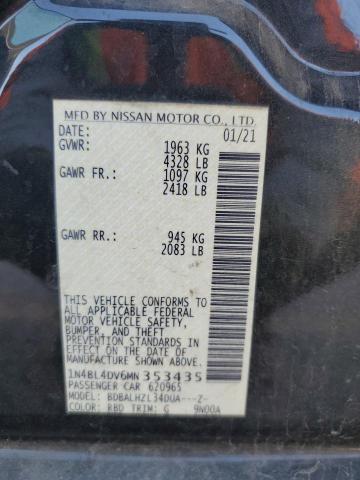 2021 NISSAN ALTIMA SV #3293796591