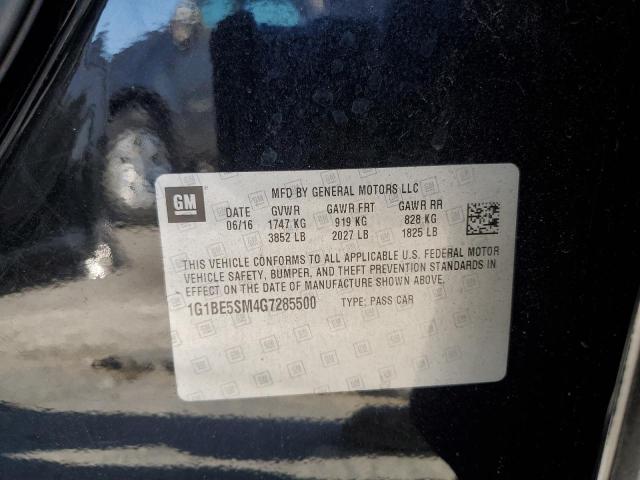 2016 CHEVROLET CRUZE LT 1G1BE5SM4G7285500