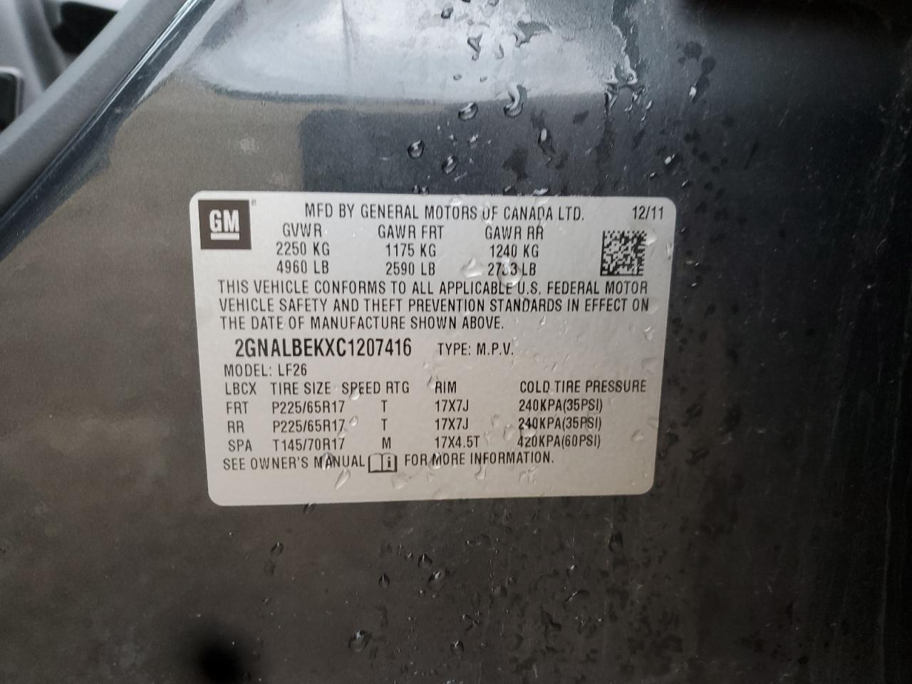 CHEVROLET EQUINOX LS