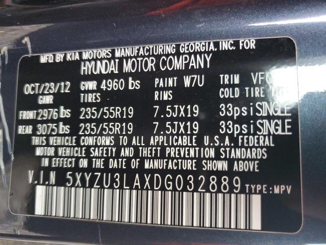 2013 HYUNDAI SANTA FE S - 5XYZU3LAXDG032889