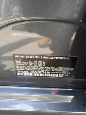 2021 BMW 330XI - 3MW5R7J05M8B79129