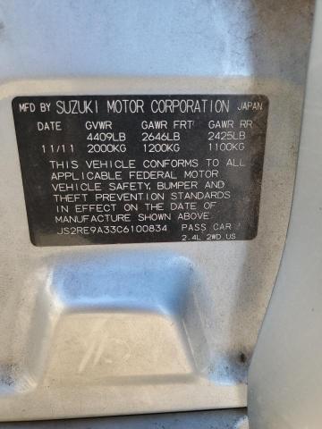 2012 SUZUKI KIZASHI SE - JS2RE9A33C6100834