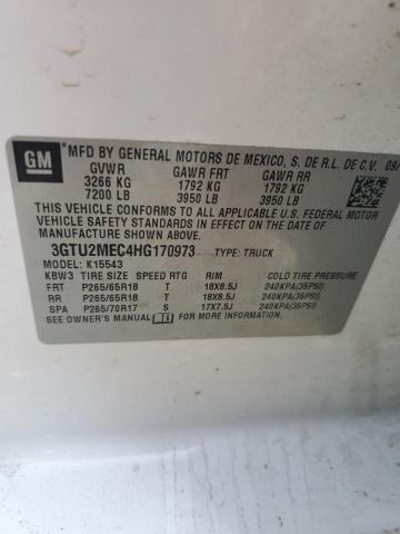 2017 GMC SIERRA K15 - 3GTU2MEC4HG170973