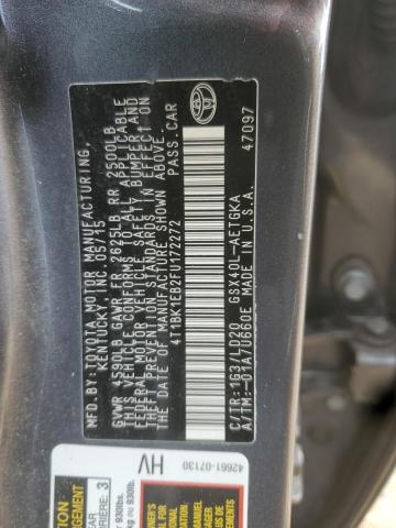 2015 TOYOTA AVALON XLE 4T1BK1EB2FU172272