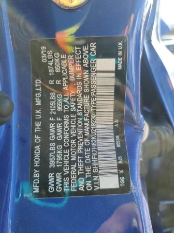 2019 HONDA CIVIC EX #3303762425