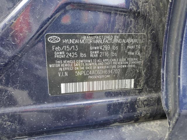 2013 HYUNDAI SONATA SE - 5NPEC4AC6DH694702