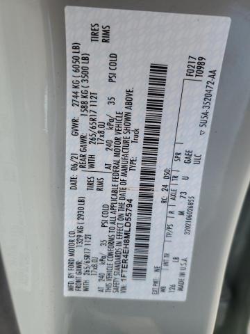 2021 FORD RANGER XL #3291433154