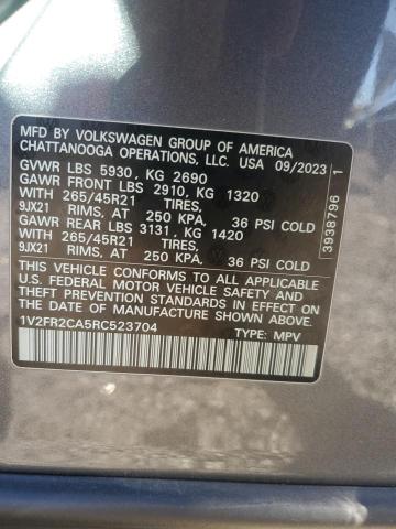 2024 VOLKSWAGEN ATLAS SEL #3316715408