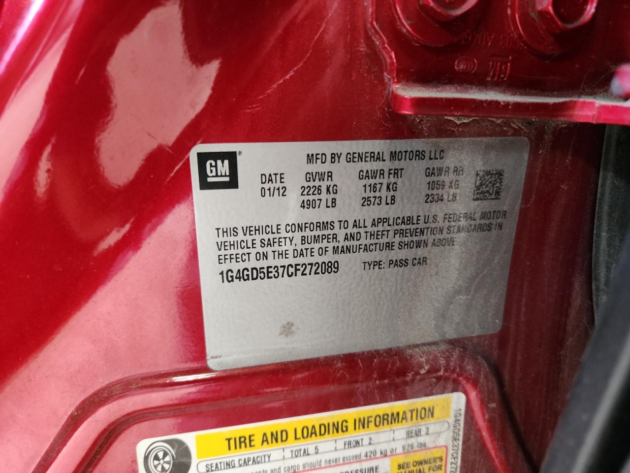 BUICK LACROSSE PREMIUM