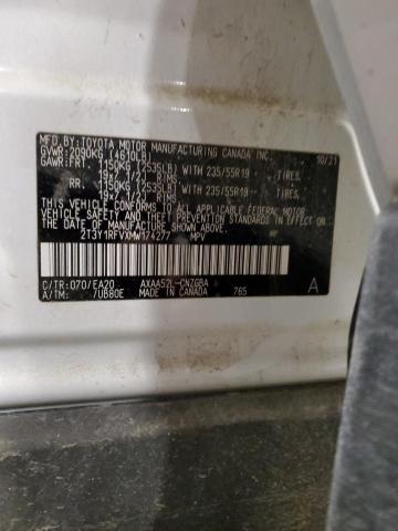 2021 TOYOTA RAV4 LIMIT #3287621018