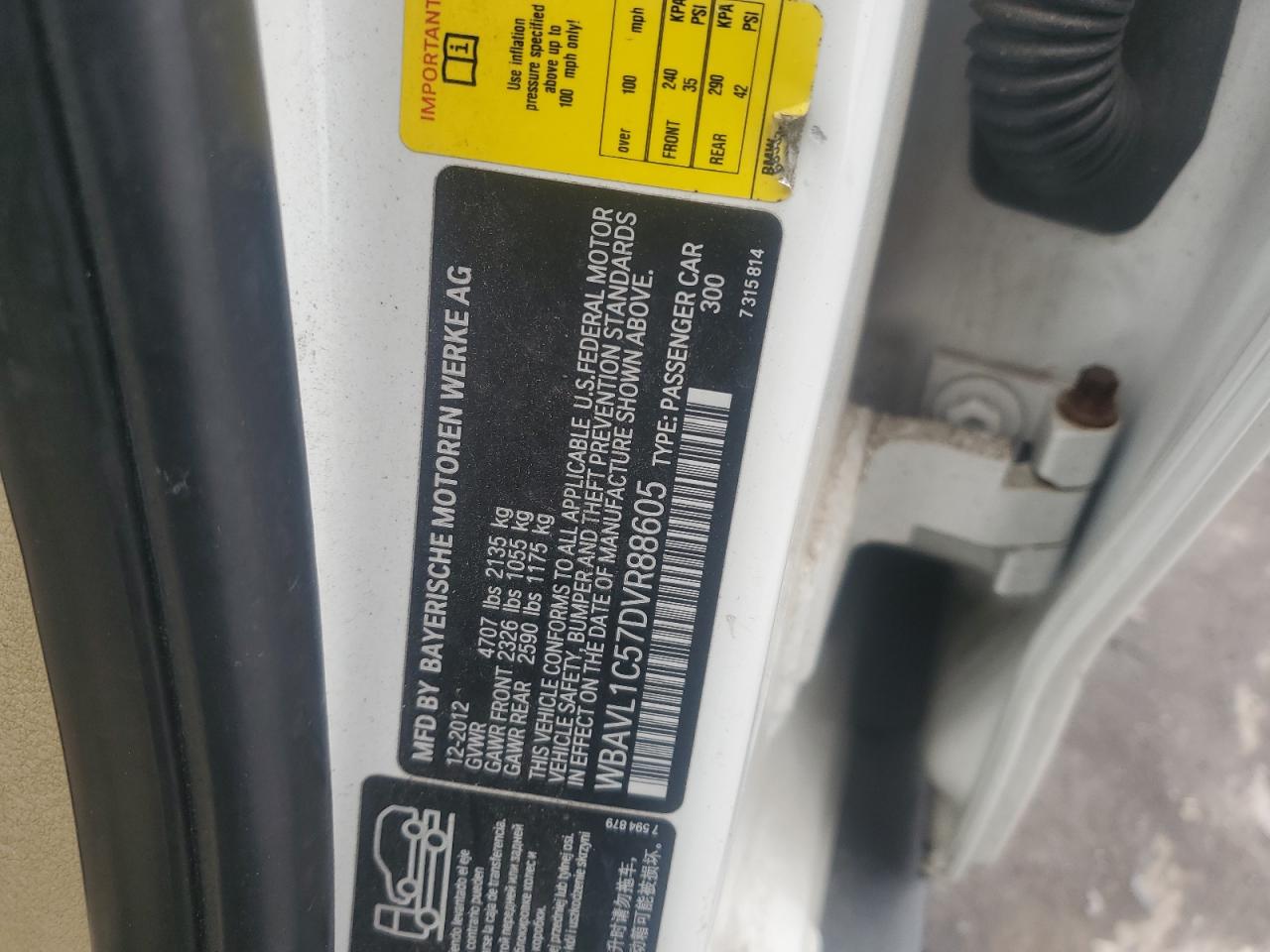 Lot #3315998092 2013 BMW X1 XDRIVE2