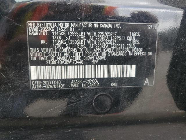 2011 TOYOTA RAV4 - 2T3BF4DV3BW173448