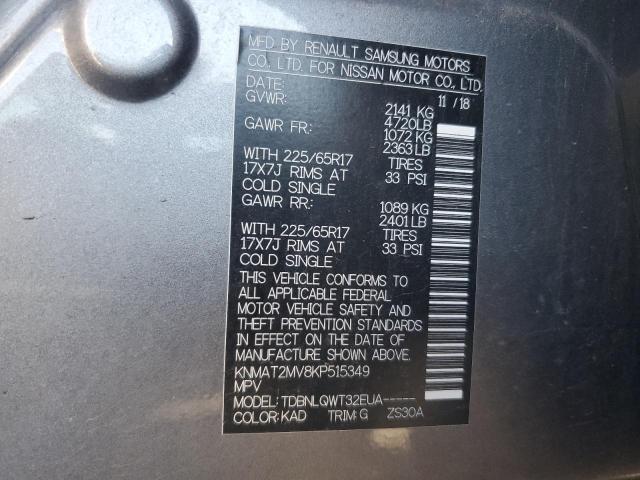 2019 NISSAN NISSAN ROGUE #3294409570