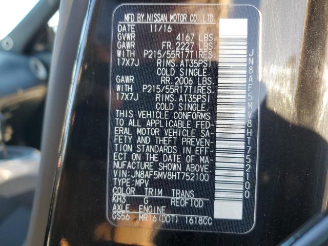 2017 NISSAN JUKE S JN8AF5MV8HT752100