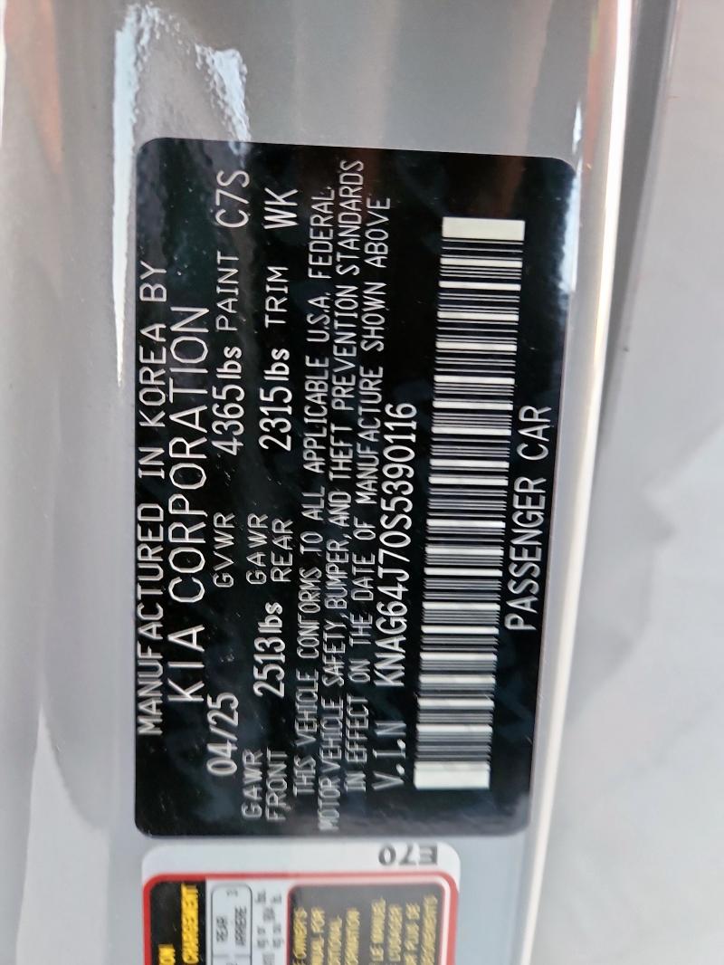 2025 KIA K5 GT LINE - KNAG64J70S5390116