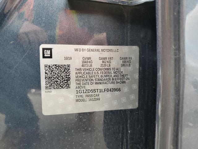 2020 CHEVROLET MALIBU LT - 1G1ZD5ST1LF043966