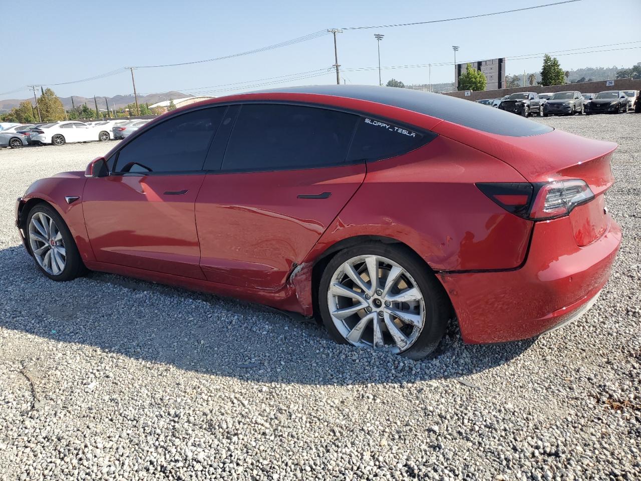 Lot #3302766373 2018 TESLA MODEL 3