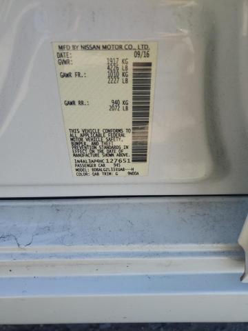 2017 NISSAN ALTIMA 2.5 - 1N4AL3AP4HC127651