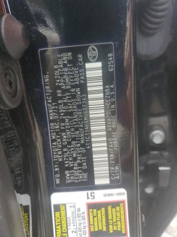 2021 TOYOTA CAMRY LE - 4T1C11AK6MU607143