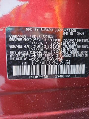 2024 SUBARU FORESTER P - JF2SKADC0RH409564