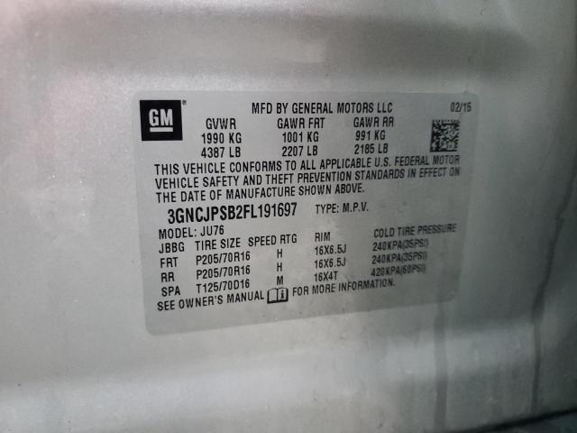 2015 CHEVROLET TRAX 1LS #3309349976