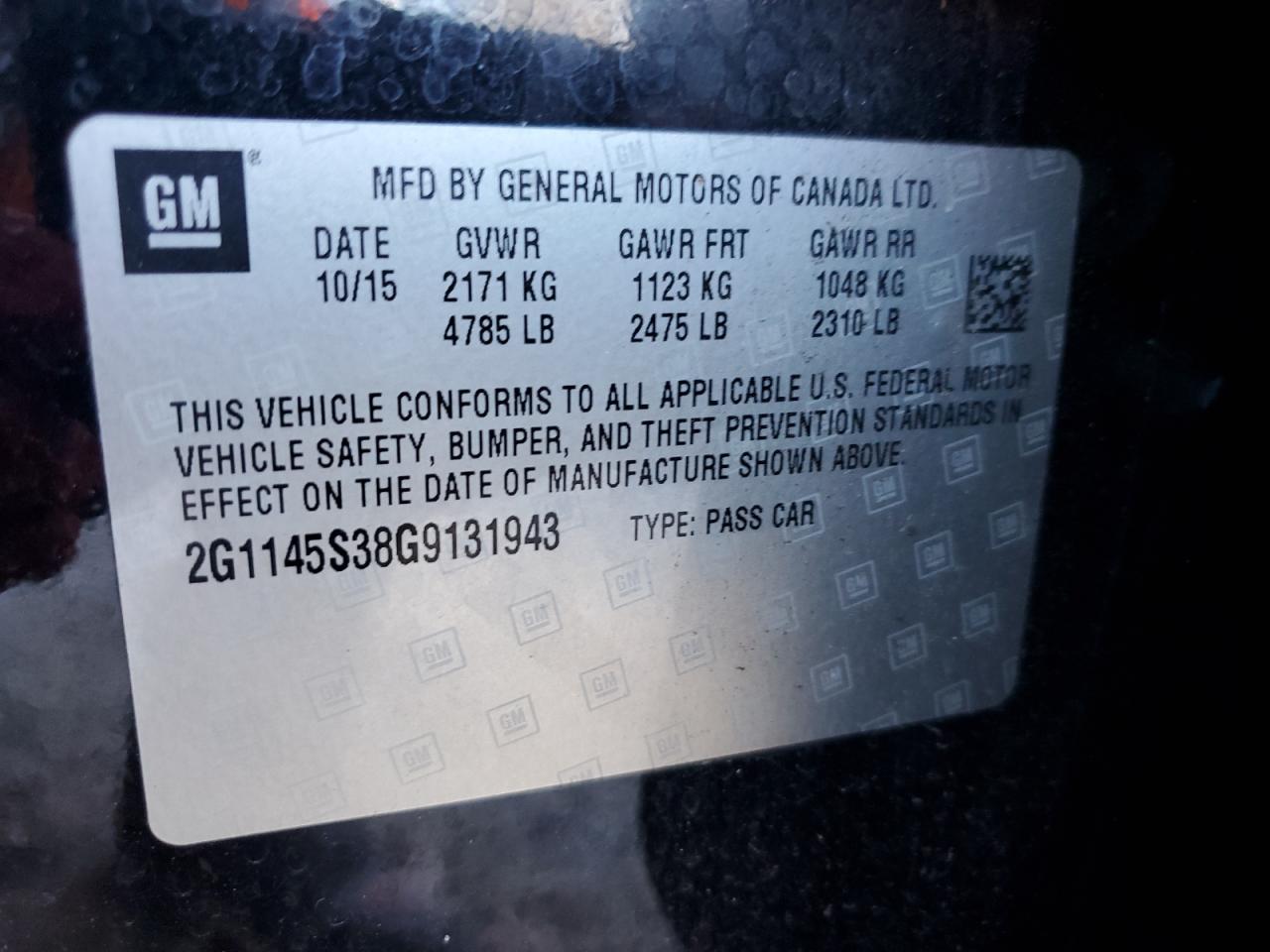 CHEVROLET IMPALA LTZ