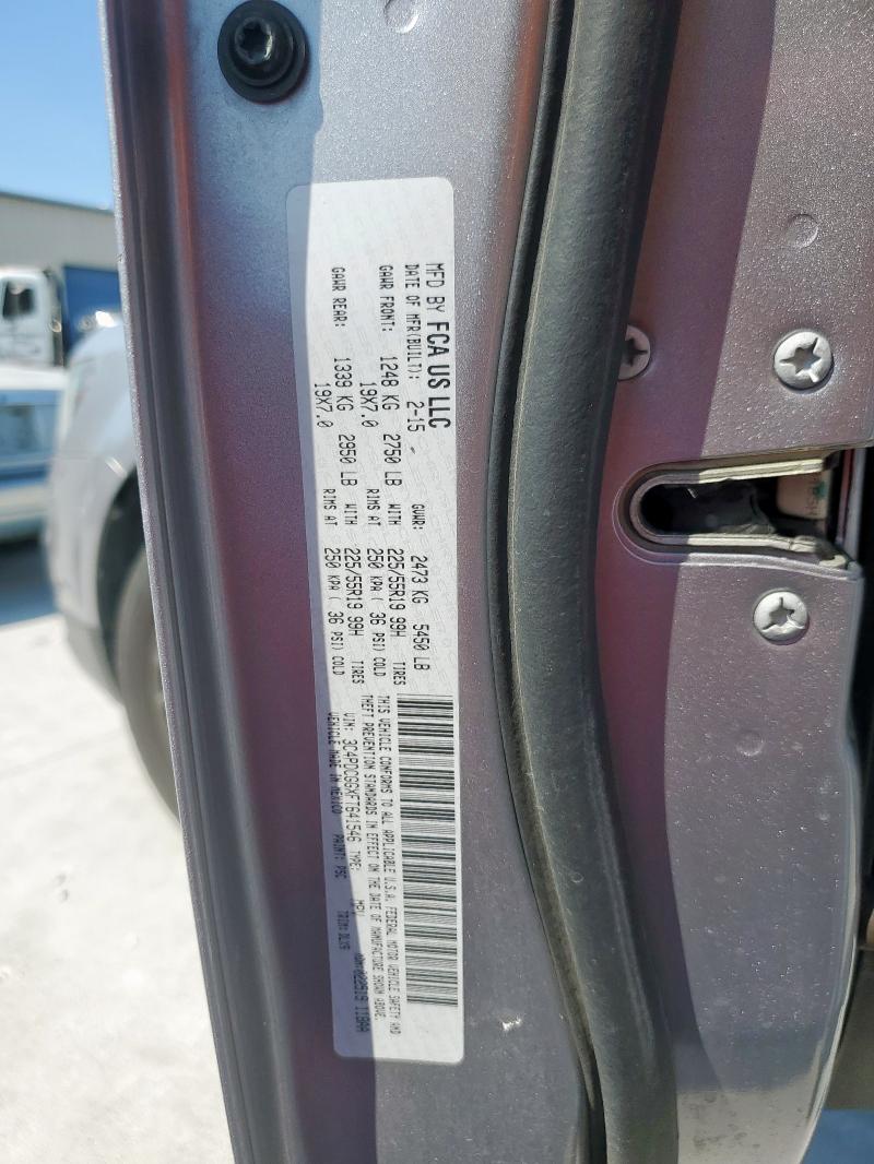 2015 DODGE JOURNEY CR 3C4PDCGGXFT641546